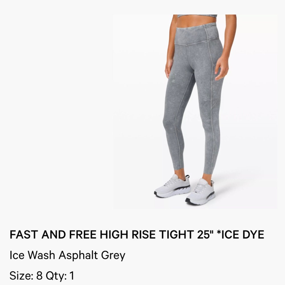 Lululemon Fast and Free High-Rise 25”